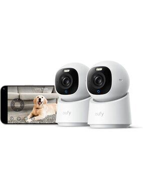 4K Indoor Security Camera, No Subscription Needed, Pan & Tilt, Smart Home